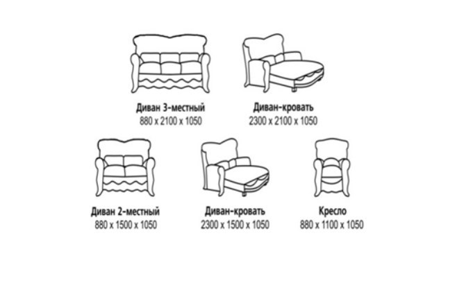 Малый диван Барокко 2, ДМ2 в Стерлитамаке - изображение 4