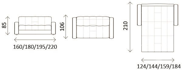 Прямой диван Вега НПБ 1400 в Стерлитамаке - изображение 3