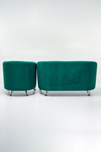 Комплект мебели Брамс  цвет изумрудный диван 2Д + кресло в Стерлитамаке - предосмотр 2
