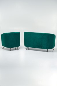 Комплект мебели Брамс  цвет изумрудный диван 2Д + кресло в Стерлитамаке - предосмотр 3