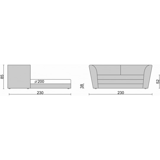 Круглый диван-кровать Смайл в Стерлитамаке - изображение 6