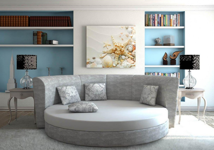 Круглый диван-кровать Смайл в Уфе - изображение 5
