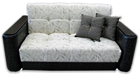 Прямой диван Аккордеон-1, 120 (круглые подлокотники) в Стерлитамаке - изображение