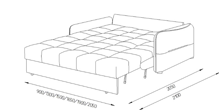 Прямой диван Токио 2 130 (НПБ) в Стерлитамаке - изображение 8