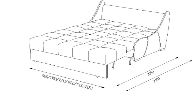 Прямой диван Токио 205 (НПБ) в Стерлитамаке - изображение 3
