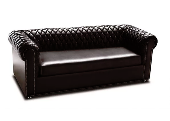 Прямой диван Честерфилд 2200х900х700 в Стерлитамаке - изображение