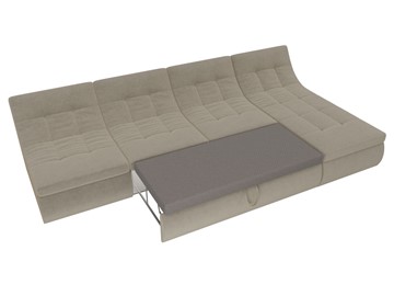 Модульный раскладной диван Холидей, Бежевый (микровельвет) в Салавате - предосмотр 6