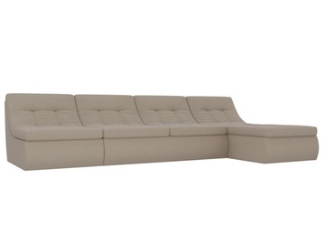 Модульный раскладной диван Холидей, Бежевый (рогожка) в Стерлитамаке