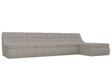Модульный раскладной диван Холидей, Корфу 02 (рогожка) в Уфе