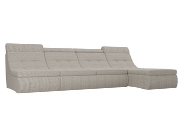 Модульный угловой диван Холидей люкс, Корфу 02 (рогожка) в Стерлитамаке