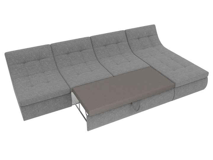 Модульный раскладной диван Холидей, Серый (рогожка) в Стерлитамаке - изображение 6