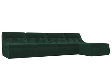 Модульный раскладной диван Холидей, Зеленый (велюр) в Салавате