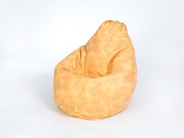 Кресло-мешок Груша малое, жаккард, песок в Стерлитамаке