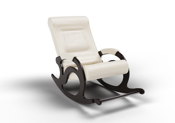 Кресло-качалка Тироль, экокожа favorit 1 крем 12-К-КР в Стерлитамаке - изображение