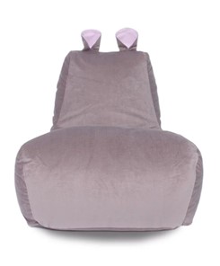 Кресло-мешок Бегемот кофе/розовый в Уфе