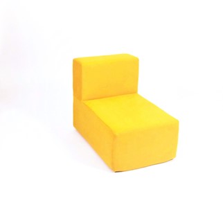 Кресло Тетрис 50х80х60, желтое в Уфе