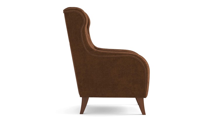 Кресло на ножках Амарант, велюр тенерифе шоколад в Стерлитамаке - изображение 2