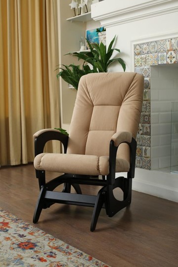 Кресло-качалка Леон маятниковая, ткань AMIGo песок 29-Т-П в Уфе - изображение 4