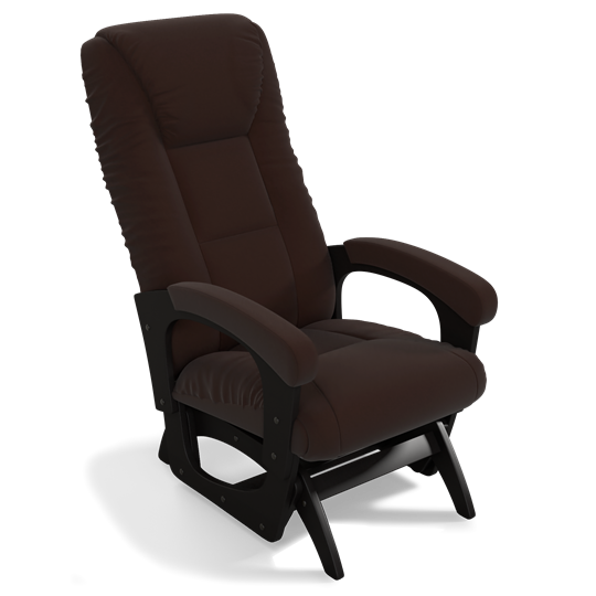 Кресло-качалка Леон маятниковая, ткань AMIGo шоколад 29-Т-Ш в Стерлитамаке - изображение 1