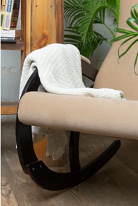 Кресло-качалка в гостиную Корсика, ткань Amigo Beige 34-Т-AB в Уфе - предосмотр 5