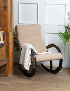 Кресло-качалка в гостиную Корсика, ткань Amigo Beige 34-Т-AB в Салавате - предосмотр 7