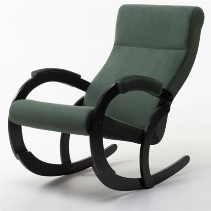 Кресло-качалка Корсика, ткань Amigo Green 34-Т-AG в Уфе - изображение