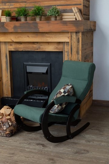 Кресло-качалка Корсика, ткань Amigo Green 34-Т-AG в Уфе - изображение 7