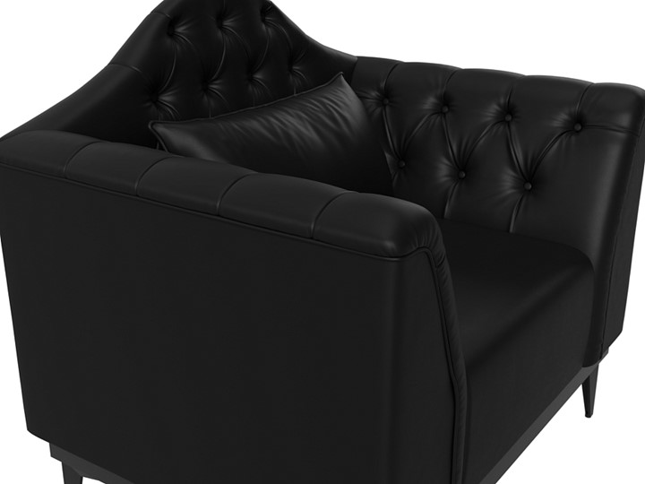 Кресло Флорида, черный (Экокожа) НПБ в Стерлитамаке - изображение 3