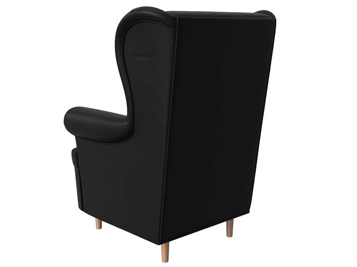 Кресло на ножках Торин, черный (Экокожа) в Стерлитамаке - изображение 5
