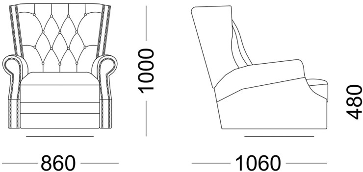 Кресло для отдыха Освальд в Салавате - изображение 4