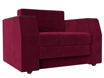 Кресло-кровать Атлантида, Бордовый (Микровельвет) в Уфе