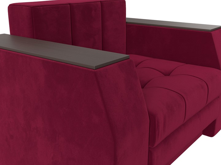 Кресло-кровать Атлантида, Бордовый (Микровельвет) в Стерлитамаке - изображение 4