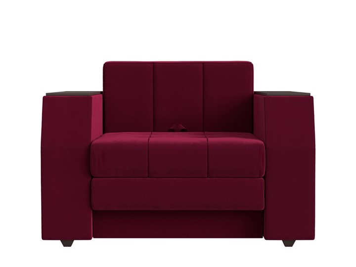 Кресло-кровать Атлантида, Бордовый (Микровельвет) в Стерлитамаке - изображение 6
