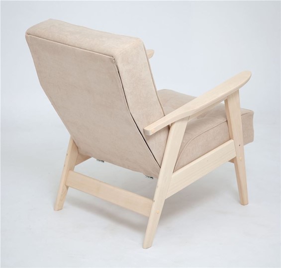 Кресло Ретро (беленый дуб / RS3 - бежевый) в Стерлитамаке - изображение 2
