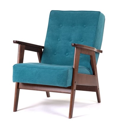 Кресло Ретро (темный тон / RS29 - бирюзовый) в Стерлитамаке - изображение