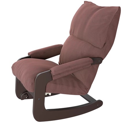 Кресло Трансформер Амадео ВСК №81 (каркас венге, сиденье коричнево-розовое) в Стерлитамаке - изображение