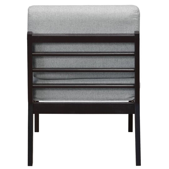 Кресло Массив мягкое, ткань серый, каркас венге в Стерлитамаке - изображение 4
