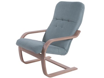 Кресло мягкое Сайма (ткань минт, каркас шимо) в Стерлитамаке