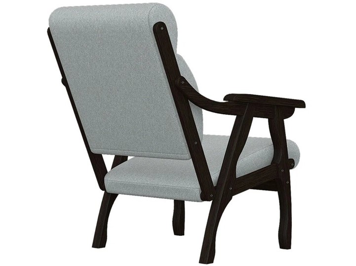Кресло Вега 10 ткань серый, каркас венге в Стерлитамаке - изображение 2