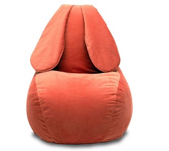 Кресло-мешок Зайка (длинные уши), оранжевый в Стерлитамаке - предосмотр
