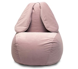 Кресло-мешок Зайка (длинные уши), розовый в Уфе
