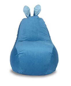 Кресло-мешок Зайка (короткие уши), синий в Стерлитамаке - предосмотр