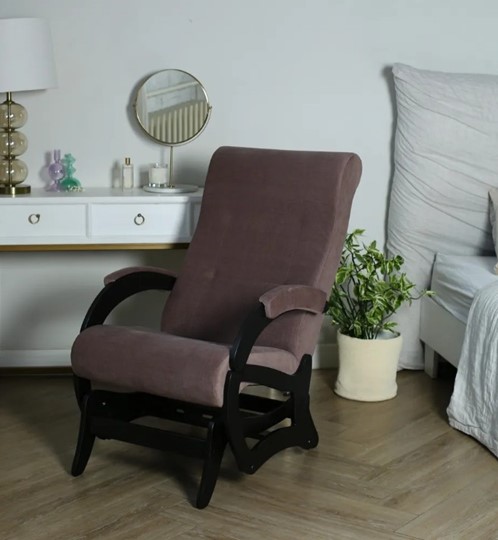 Кресло-качалка Амелия, ткань кофе с молоком 35-Т-КМ в Уфе - изображение 5