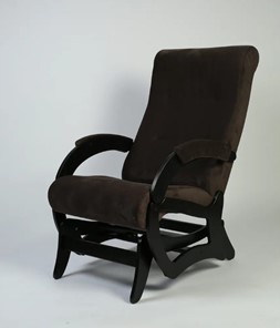 Кресло маятниковое Амелия, ткань шоколад 35-Т-Ш в Салавате