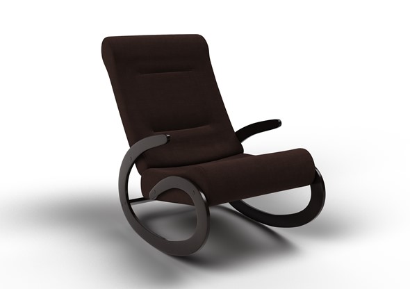 Кресло-качалка Мальта, ткань AMIGo шоколад 10-Т-Ш в Стерлитамаке - изображение