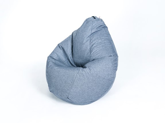 Кресло-мешок Хоум среднее, серая в Стерлитамаке - изображение