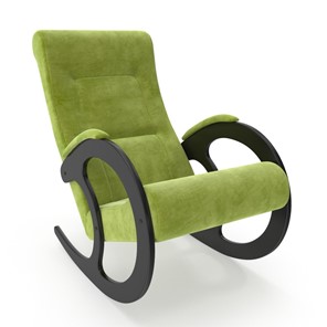 Кресло-качалка Модель 3, Verona 38 Apple Green-велюр в Стерлитамаке