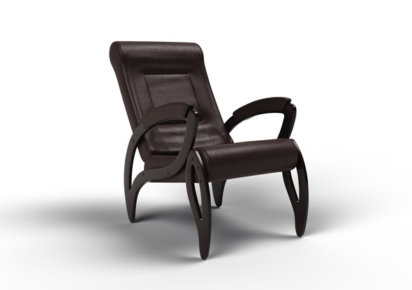 Кресло Зельден, экокожа favorit 7 венге 20-К-В в Стерлитамаке - изображение