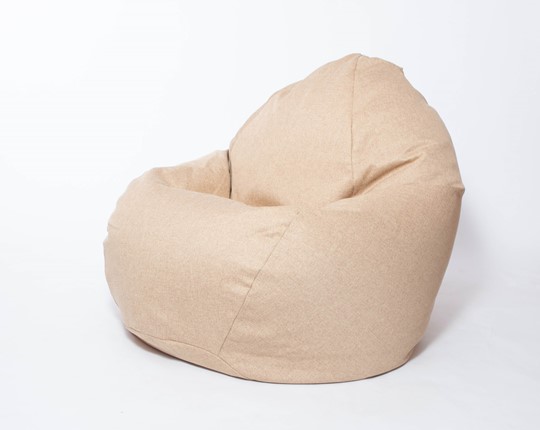 Кресло-мешок Макси, рогожка, 150х100, песочное в Стерлитамаке - изображение