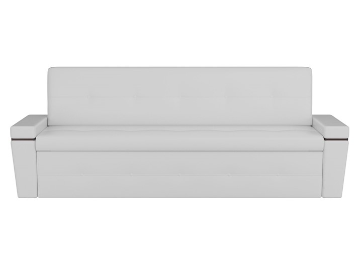 Раскладной кухонный диван Деметра, Белый (экокожа) в Стерлитамаке - изображение 1